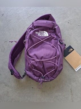 North Face Borealis Sling Bag In Chroma Purple